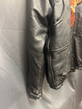 Vintage Harley-Davidson Black Leather Biker Jacket Mens