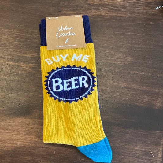 Urban Eccentric Beer Socks, one size