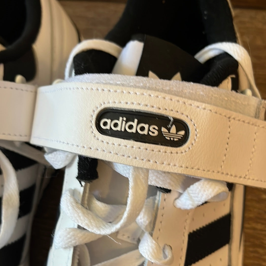 Adidas originals Forum low men's white black sneakers new, 13
