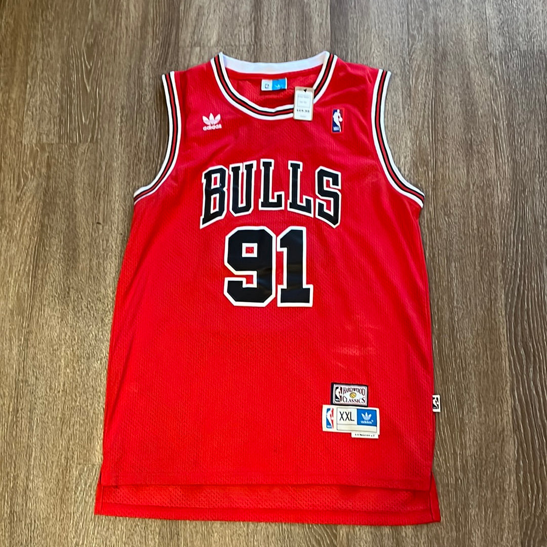 Adidas Dennis Rodman Chicago Bulls Jersey, XXL
